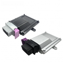1 Set 24 Pin ECU PCB Aluminum Box Automotive Case Enclosure With Black And Grey Fci Connector Male Female Plug Socket