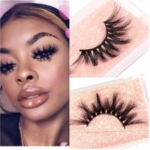 FOXESJI Eyelashes Makeup Mink Lashes 3D Fluffy Cruelty free Natural Mink Lashes Cross Volume False Eyelashes Eyelash Extension