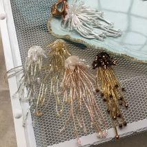 Tassel beads patch DIY clothing accessories paillette embroidery butterfly clothes broken hole repair decoration patches