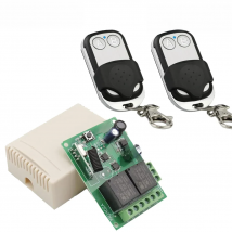 433Mhz Remote Control Switch DC 6V 12V 24V 30V 2Channel RF Relay Receiver ON OFF Transmitter for Garage door Gate home appliance
