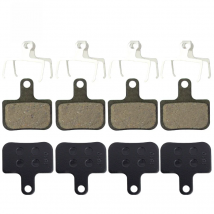 PCycling 4 Pairs Cycling Mountain Bicycle Disc Brake Pads For SRAM DB-1, DB-3, DB-5 MTB Hydraulic Semi-Metallic Resin Brake Pad