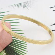 Best-Selling Jewelry Leaf Graphics Stainless Steel Bracelets Parent-Child Series Love Bangle for Women Party Gifts Wholesale