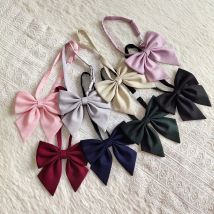 Japanese Style Uniform JK Bow Tie Colorful Women's Shirts Bowtie School Wedding Party Bowknot Butterfly Knot Suits Accessories