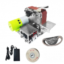 Mini Electric Sander Belt Grinder Multifunctional DIY Knife Sharpener, 775 110-240v 4-axis Variable Speed Handheld Power Tools