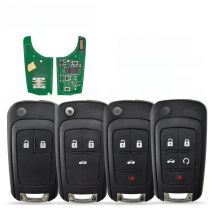 Datong World Car Remote Key For Chevrolet Cruze Sail Orlando Malibu Aveo Spark 315/433 MHz ID46 Chip Auto Smart Control Flip Key
