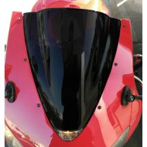 Motorcycle Double Bubble Windshield WindScreen Screen For 2003 - 2004 Honda CBR600RR CBR 600 RR F5 03 04 Black Iridium
