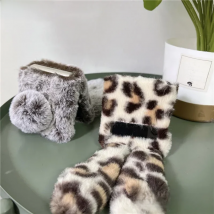 Cute Rabbit Ears Plush Case For Samsung Galaxy Z Flip 3 4 5 7 Case 2 1 Fold Fluffy Fur Shockproof Case Funda for Samsung Z Flip6