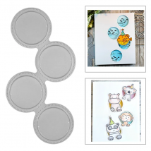 Round hollow Crafts Metal Cutting Dies Scrapbook Paper Craft Decoration Dies Stencil For Album Card Making