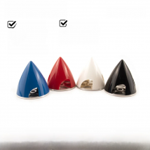 1PC GEMFAN Propeller Spinner Props Plastic 2-blade Nylon 1.5/1.75/2.0/2.25/2.5/2.75/3.0"Inch/ Aluminum Backplate for RC Airplane