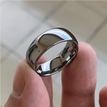 High Quality Tungsten Carbide Ring Wedding Engagement Ring For Men Women Domed Band Polished Shiny Comfort Fit 8/6/4/2mm