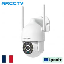 ARCCTV 1296P Wifi Telecamera di sicurezza Esterna 24/7 HD Registrazione Telecamera di sorveglianza Visione notturna a colori Monitoraggio automatico Audio bidirezionale