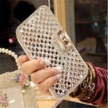Luxury Bling Rhinestone Diamond for Samsung S24 S10 S20 S21 S22 S23PLUS Ultra Note 8 9 10 20 PU Leather Filp Cover Wallet Case