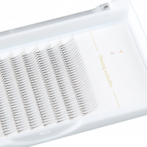 JINYANHUA 2d 3d Soft Natural Mink Eyelashes 12row Handmade Premade Volume Fans Eyelash Extension Maquillage Femme False Lashes4d