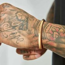 Nordic Runes Bangles,Men Bracelet,Stainless steel Twist Mobius Bangle Bracelets,Male Jewelry