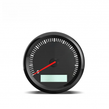 「DRAGON」 85mm Universal GPS Speedometer Pointer LCD Display Odometer 200km/h With GPS Antenn for 12V 24V Car Motorcycle Boat ect