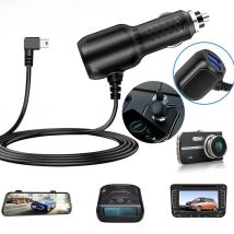 Car USB Dash Cam Car Charger Car GPS Charger Car Driving Recorder Power Cord USB Cable 11.5ft Power Dual USB DVR Charging Cable