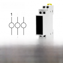 Din Rail Mount Three Phase Voltage Meter AC 80-500V Modular Voltage Meter LED Digital Display BV-3R
