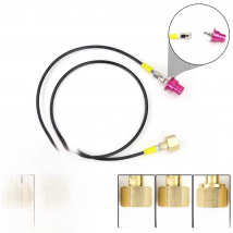 New SODA Terra DUO Art To External Co2 Tank Fill Adapter Hose Kit Fit Sodastream With W21.8-14 Or CGA320 G3/4 Connector