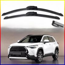 For Toyota Corolla Cross XG10 2022 2023 2024 Front Wiper Blades Brushes Windshield Window Rubber Cleaning U J Hook Accessories