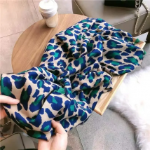 2022 Designer brand autumn luxury Grey ladies wild leopard scarf female long scarf shawl thin brown fashionable scarf long shawl