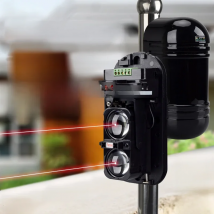 Waterproof Perimeter Trip Alarm Dual Beam Sensor Active Infrared Intrusion Detector IR 20m~150m Outdoor Barrier Fence for GSM