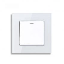 EU/UK Standard Wall Light Switch 16A 250V 1 Gang 1/2 Way Wall Switch Socket White/Black/Gold/Gray/Silver 86mm*86mm Rocker Switch