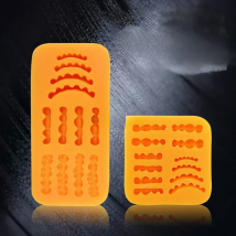 1Pcs Dental wax figure film model base laboratory denture laboratory wax tooth rubber model inverted mold