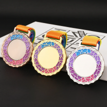 Medals for Competition Blank Medal Sports Medals Game Trophy Gold Silver Bronze Sports Souvenir Medals With Ribbon Free Print
