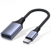 TOPK USB C to USB A Dapter OTG Cable Type C Male to USB 3.0 2.0 Female Cable for MacBook Pro Samsung Type C Adapter