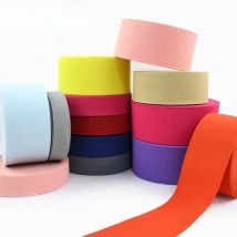 8Meters Deepeel 20-50mm Wide Elastic Bands 1.2mm Thick Waistband Rubber Band for Sewing Clothes Pants Underwear Stretch Ribbon