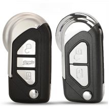 jingyuqin Flip Remote Car Key FOB Case Shell For Citroen DS3 For Puegeot 2/3 Buttons Uncut VA2 Key Blade Auto Housing Cover