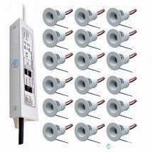 Outdoor IP65 Spot Light Led 12V with Transformer 100V-220V Mini LED Ceiling Downlight 1W Focos Home Spotlight Stair Cabinet Lamp