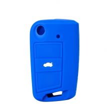 KEYYOU Silicone Key Case Key Cover For Volkswagen VW Golf MK7 Tiguan For Skoda Octavia For Seat Leon Ibiza Octavia A7