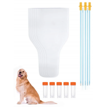 15Pcs AI Artificial Insemination Dog Breeding Kit Canine Dog Insemination Breeder Kit Dog AI Breeding Kit Breeding Supplies