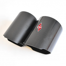 1PC Car Universal Straight Flange Carbon Fiber Exhaust Tip Cover Exhaust Muffler Pipe Tip case Exhaust Tip carbon fiber housing