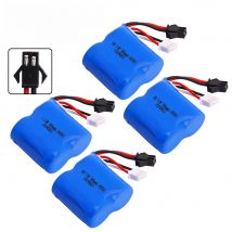18350 7.4V 900mah Li-ion Battery and USB Chager for H100 H102 S1 S2 S3 S4 S5 High Speed RC Racing Boat Battery SM2P PLUG Battery