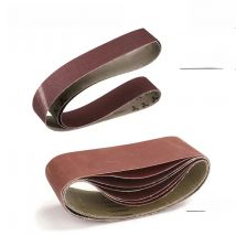 10Pcs 50x1220mm/75X533mm Sanding Belts Fused Alumina Zirconia Sander Belts Abrasive Tool Wood Soft Metal Polishing 60-320 Grit