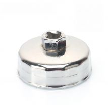 1/2" Square Dr. Steel 72mm-73mm Oil Filter Wrench Cap Housing Tool Remover 14 Flutes Universal For LEXUS PREVIA CROWN