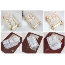 Electric Toothbrush Collection Box Resin Mold DIY Crystal Homemade Toothbrush Rack Shelf Cup Holder Mold Silicone Mold For Resin