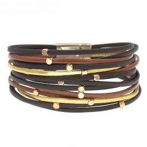 WELLMORE 2020 Fashion leather bracelets for women simple Multilayer Wide Wrap Bracelet Female Jewelry dropshipping whoesale