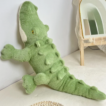 Soft Crocodile Plush Toy Fluffy Full Stuffed Animal Pillow Doll Jungle Green Giant Alligator Sofa Cushion Birthday plush Gift