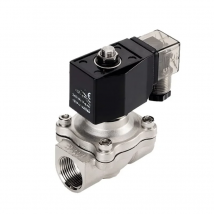 1/2" 3/4" 1" 2" Normally Closed 12v Electric Solenoid Valve Water 24v 230v 24 Stainless Steel IP65 DIN Coil High Temperature