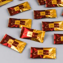 LBSISI Life 200pcs Chocolate Candy Hot Seal Bag Nougat Toffee Biscuit Packing Chinese New Year Wedding Birthday Decor Lucky Bags