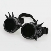 2023 Halloween Welding Round goggle steampunk cyber Goth Sunglasses Rivet spiked goggles Cosplay Antique Victorian