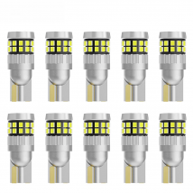 10pcs 12V 24V LED T10 W5W 194 168 Car Truck Signal Lights Canbus 2016SMD No Error Side Parking DRL Lamps Dome Reading Bulb Diode