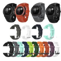Silicone Silicone Watch Band Strap for Garmin Instinct Case TPU Soft Cover Screen Protector Shell