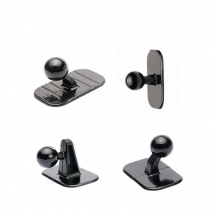 Creative Car Mobile Phone Holder Base Accessories Dashboard Base Panel Sticky Curved Surface Can Be Pasted 17mm Universal Head