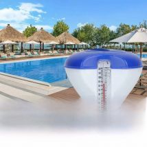 Floating Chemical Chlorine Tablet Automatic Dispenser with Thermometer Swimming Pool Disinfection xqmg Cleaning Tools Outdoor