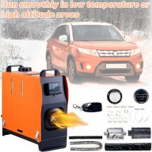 Seeiswork 5KW Riscaldatore d'aria diesel 12V Riscaldatore per auto Riscaldatore diesel con interruttore LCD Silenziatore per auto Camion Barca Parcheggio Riscaldatore diesel