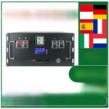 LiFePO4 Battery 48V 200Ah 10Kwh 16S BMS 51.2V 100Ah 120Ah 300Ah Lithium Battery Pack 6000+ Cycles CAN RS485 For Solar EU STOCK